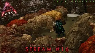 Making The BEST Saddles With A HIDE Farm! | SURVIVING 100 Days On Ark LOST COLONY! - (Stream 16)