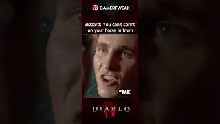 Diablo 4 Horse be too slow in the Town 😭 #shorts #diablo4