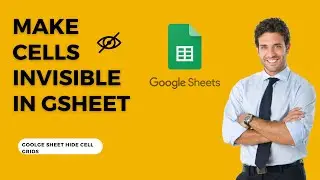 Make cells invisible in gsheet | Google Sheet | Hide cell gridlines| Format | Show Required Only|