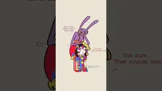 Jax X Pomni!😍Bite! The Amazing Digital Circus Comic Dub #tadc