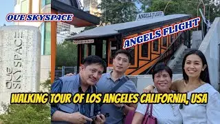 Walking in Los Angeles California USA