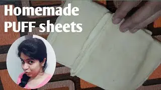 Homemade Puff Pastry Sheets | Puff Pastry Sheets Recipe - How to make Puff Pastry Sheets at home