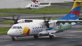 Spotting Despegue del ATR 42-600 HK5114 de Satena | Conectando Regiones desde el Aire Maquinas
