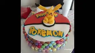 Birthday cake/pokemon birthday cake/pikachu/ pokemon /theme cake