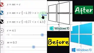 This Calculator📱 can draw Windows 10 logo 😯 😮 😯 ✔ #desmos #windows10logo #windows11logo