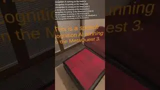 Testing Unity Sentis on a Meta Quest 3
