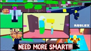 Need More SMART! - Good & Bad Ending | Full Walkthrough | ROBLOX