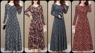 Gorgeous Fabulous And Classy Printed Long Maxi Dresses Collection 2021