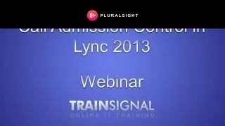 Call Admission Control in Lync 2013