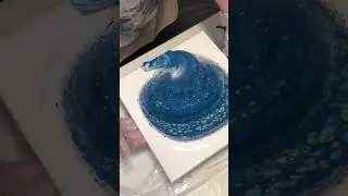 Open cup pour.  Paint by Masters touch ready pour paint & mediums mix #acrylicpouring #artwork #art