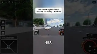 Test Speed Toyota  Corolla Twincam GTi Tunning... Full Gas! - CDID Roblox #cdid #shorts