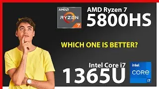 AMD Ryzen 7 5800HS vs INTEL Core i7 1365U Technical Comparison