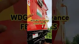 WDG4G LOCOMOTIVE ADVANCE FEATURES, LOCO PILOT JOB VLOG