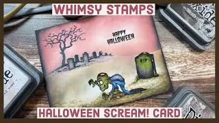 Whimsy Stamps | Halloween Scream Card!