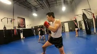 Muay Thai Forward Boxing Footwork July 3rd 2025