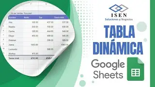 How to make PIVOT TABLES with GOOGLE SHEETS?
