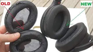 Remove & Replace Sony WH-H910N Ear pad Cushions DIY