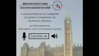 NAOC President Robert Baines addresses the House Standing Committee on National Defence