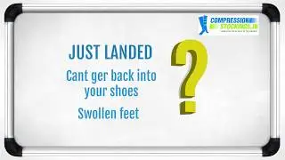 Swollen Feet while traveling? | Watch this video ! Sorgen Travel Socks !