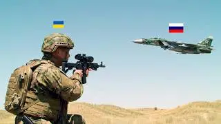 Украинский снайпер уничтожил российский истребитель SU-57 на сверхзвуковой скорости одним выстрелом