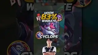 BTK Hoon, процент побед 83%, сборка Cyclops S34! Mobile Legends #mobilelegends #mlbb #gaming