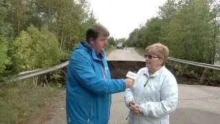 WOW: Sinkhole opens up in New Brunswick from rain