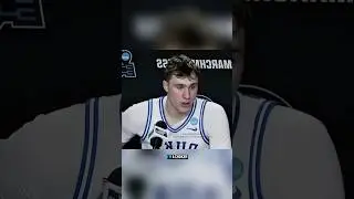&ldquo;I have no clutch gene&rdquo; - Cooper Flagg Postgame Interview - Houston vs Duke - NCAA March Madness