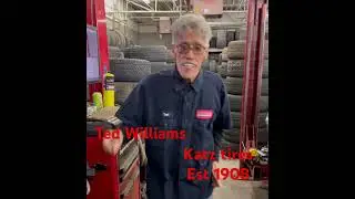 Ted Williams and his Golden alignments katz tires