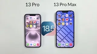iOS 18.5 SPEED TEST - iPhone 13 Pro vs 13 Pro Max