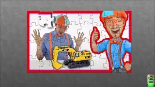Blippi Excavator Puzzle Game