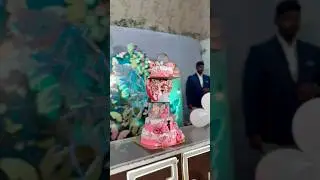 kinetic butterfly wings cake💕🫧cake setup#cake #butterflycakedesign #trending #viral #shorts #ytviral