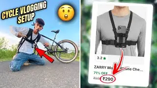 Gear Cycle Moto Vlogging Setup For Mobile😱Vlogging Setup || Gear Wali Cycle