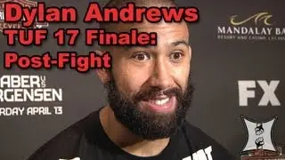 Dylan Andrews On Win Over Jimmy Quinlan at TUF 17 Finale