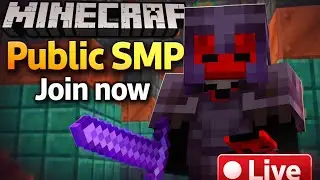MINECRAFT PUBLIC SMP live with subscribers | Java & Bedrock | 24/7 Online #minecraft #livestream