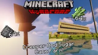 HardCore Minecraft S2 E8: Creeper And Sugar Cane Farm!!