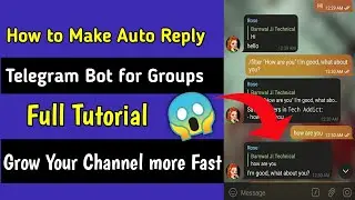 How to set Auto Reply in Telegram Group | Rose Bot Telegram Auto Reply