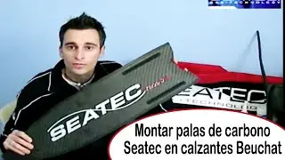 Eltontolosmeros - BRICOSUB/Montar aletas pescasub de carbono en calzantes beuchat