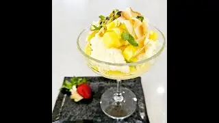 Orange and passionfruit Eton mess - Thermomix