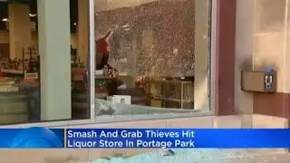 $2,000 worth of liquor taken from Binny's on West Irving Park Road in smash and grab robbery