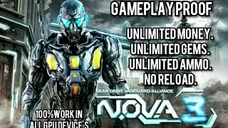 How To Download N.O.V.A3 Freedom Edition Full Hack Mod UnlimitedMoney,Gems,Ammo,No Reload.|Gameplay|