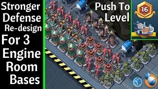 Boom Beach STRONGER 3 Engine Room Base Defense Fast Attack Troop Strategy Warships Gameplay Guide