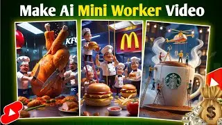 Create Viral Mini Workers Animated Videos with Free AI Tools | Miniature World Videos