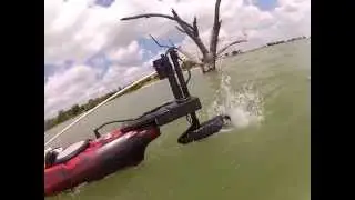 my retractable electric motor, on my 14' Jackson Cuda,