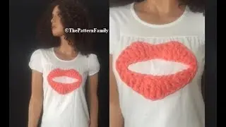 How to Add Crochet Embellishments to Clothing Pattern #504│by ThePatternFamily