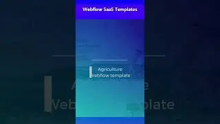 5 Webflow SaaS Templates #webflow #saastemplates