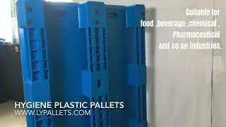 Food grade Hygienic plastic pallets - Totally smooth flat surface design