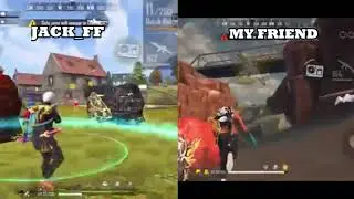 JACK_FF VS MY FRIEND [ my friend better than jack_ff ] | best comparison     #shorts #Shorts
