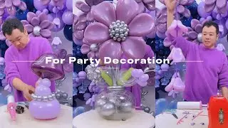 Balloon Party Decor | Easy Balloon Tricks | Balloon For Beginners | MeyiaArtBalloon.foryou