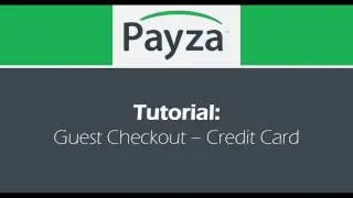 Payza Guest Checkout: Pay By Credit Card and Buy Online Without having a Payza Account