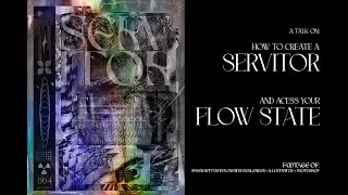 SERVITOR - how to create one and access your flow state (photoshop speedart + discussion)